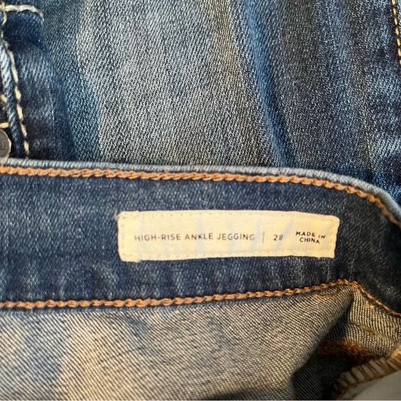 PacSun High Rise Distressed Ankle Jegging Jeans Pants Size 28 - Picture 3 of 7